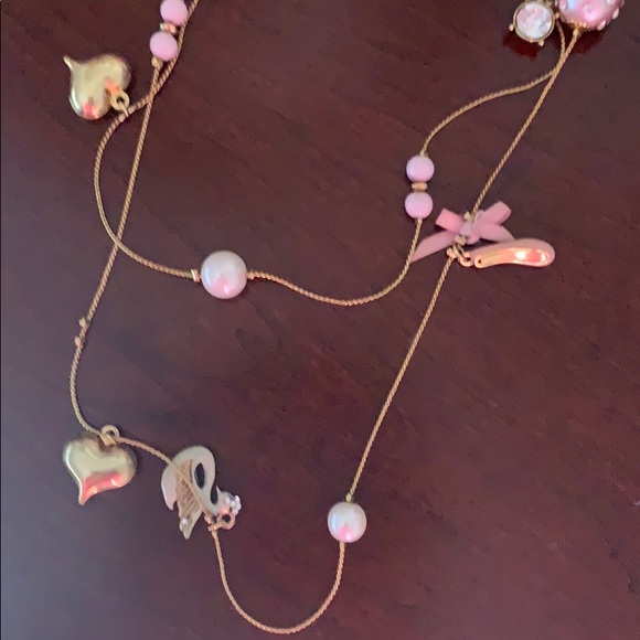 Betsey Johnson Charm Necklace - Picture 2 of 4